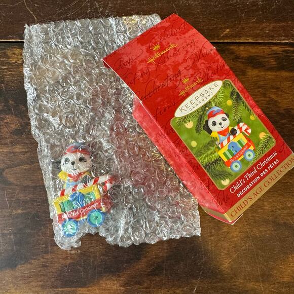 Hallmark Child's 3rd Christmas Keepsake Christmas Holiday Ornament NEW‎ - Picture 6 of 6